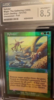 FOIL Splinter CGC 8.5 Urza's Destiny 1999 Deckmaster Magic MTG not PSA/bgs - Image 1 of 4