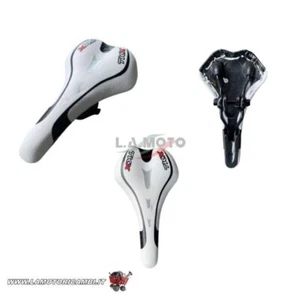 SELLA BICI MTB – MOUNTAIN BIKE – CITY BIKE – E BIKE BIANCO/ NERO TKX - Foto 1 di 1