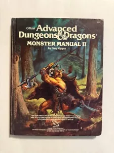 AD&D Monster Manual II HC Advanced Dungeons & Dragons TSR 2016 1983 - Foto 1 di 5
