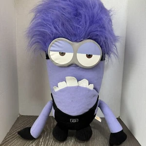 Jumbo Despicable Me 2 Evil Purple Minion Monster Plush Toy Factory 2013 23" - Picture 1 of 12