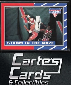 Tormenta en el laberinto 1991 Topps American Gladiators #57 - Imagen 1 de 2