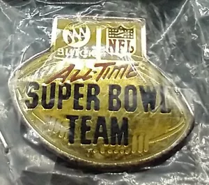1990 Super Bowl Todos los Tiempos Super Bowl Equipo Buick NFL Fútbol Solapa Sombrero Prendedor De Colección - Imagen 1 de 6