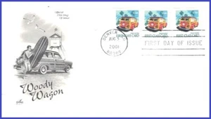 USA3 #3522 Pl #S1111 U/A ARTCRAFT FDC PNC Woody Wagon - Imagen 1 de 1