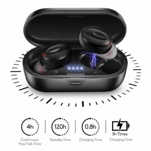 Headset TWS Wireless Earphones Earbuds Stereo In-Ear Headphones for Bluetooth - Picture 1 of 8