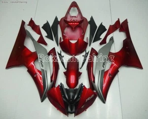 16 carenados de motocicleta rojo gris para Yamaha YZF-R6 2008 2015 YZF R6 08 2014 16 - Imagen 1 de 1