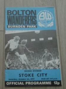 1977-78 Bolton Wanderers v Stoke City - Division Two - Picture 1 of 2