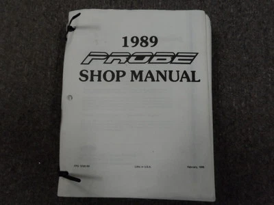 1989 Ford Probe Servicio Tienda Reparación Manual Fábrica OEM Falta Cubiertas - Imagen 1 de 4