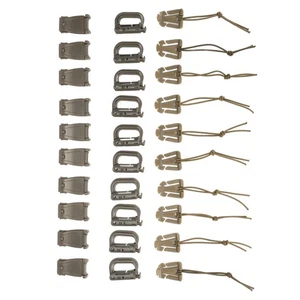 30 Pieces Backpack Bag Clip Strap Set Grimlock Locking Web Dominator Spares - Picture 1 of 23