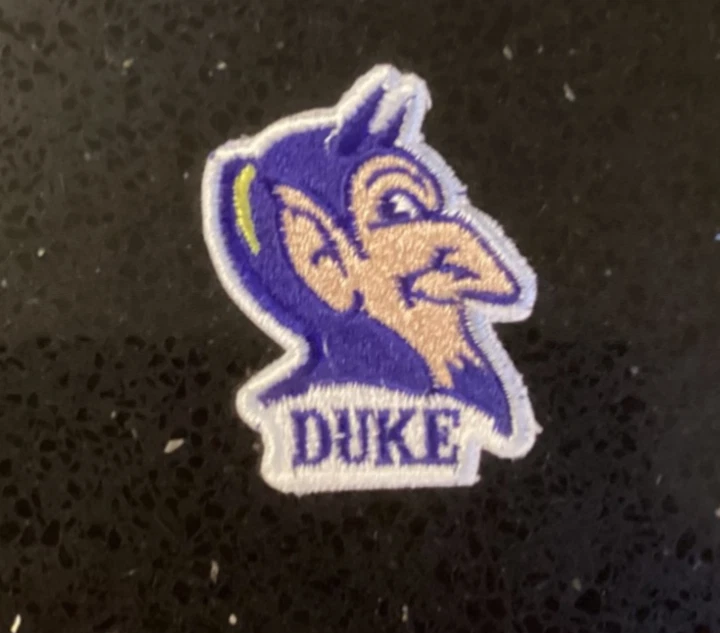 DUKE BLUE DEVILS  EMBROIDERED PATCH - Image 1 of 1