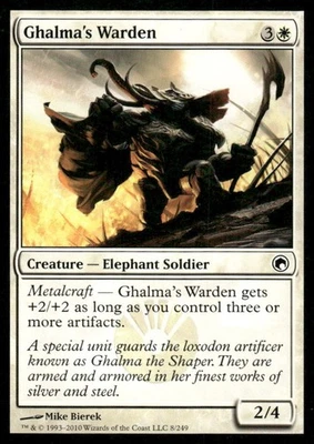 Ghalma's Warden Scars of Mirrodin MTG Magic the Gathering card - Image 1 of 2