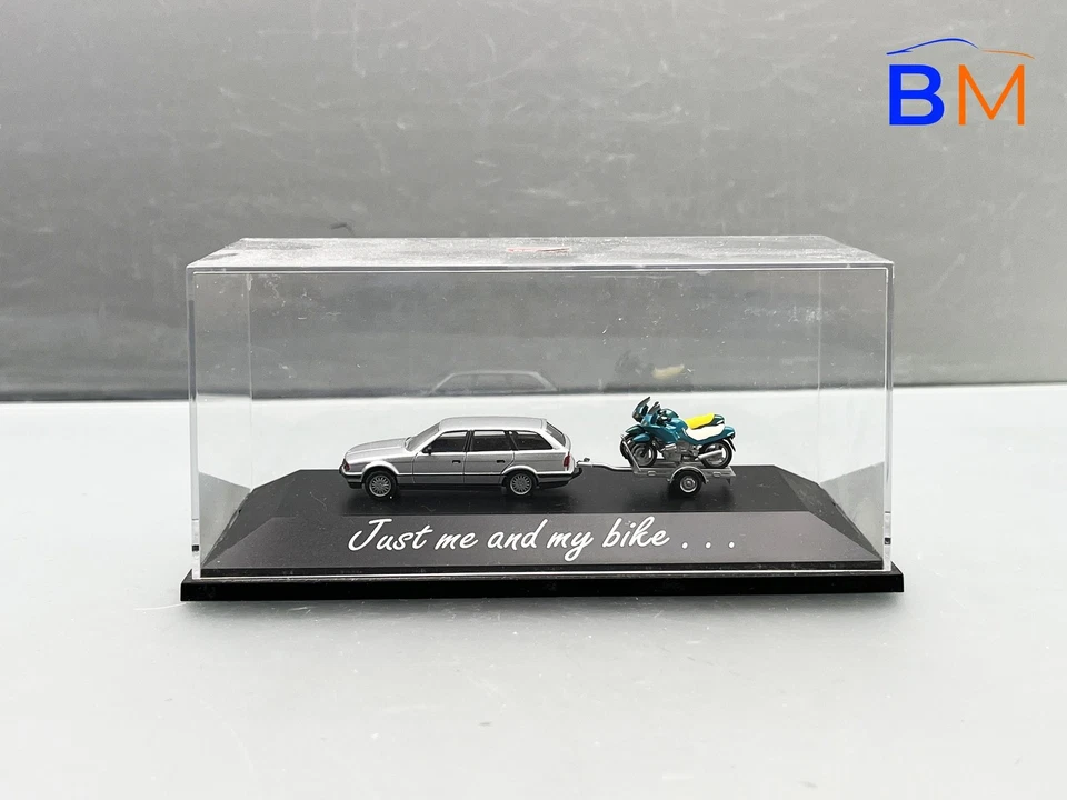 1:87 Herpa Just me and my Bike BMW mit Motorräder // 4 L 0410 - Bild 1 von 1