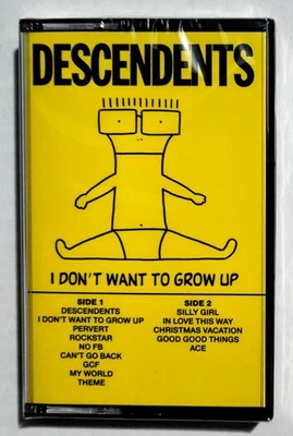 Descendents "I Don't Want to Grow Up" Cassette Tape 2025 Reissue Sealed NEW/MINT - Image 1 of 3