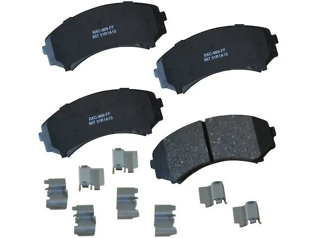 Juego de pastillas de freno delanteras para Mitsubishi Montero 2001-2006 3,8 L V6 2002 2003 RS671MB Foto 1 de 1
