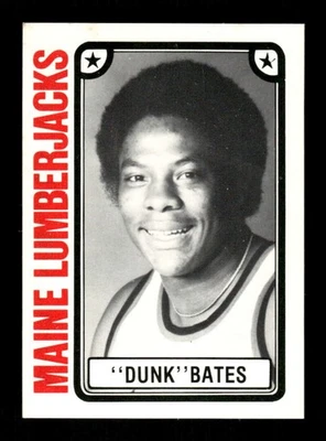 1980-81 TCMA CBA Maine Lumberjacks 43 Billy Ray Dunk Bates rc XRC EX+ * BXCP45 - Image 1 of 2