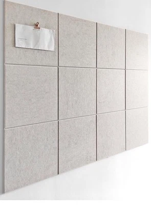 大型软木板替代 47 英寸 x 35 英寸 12 包毛毡墙砖带安全可拆卸 — 第 1/4 张图片