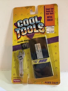 Llave ajustable Playskool Cool Tool 1993 vintage nueva en embalaje - Imagen 1 de 4