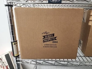 2024 LEAF HEROES & PROSPECTS FOOTBALL FACTORY SEALED 8 BOX HOBBY JUMBO CASE (B) - Picture 1 of 1