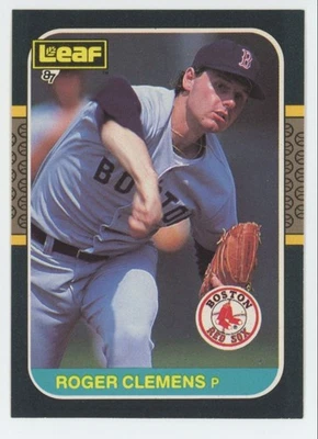 Leaf Roger Clemens Boston Red Sox 1987 #190 C18 Foto 1 de 2