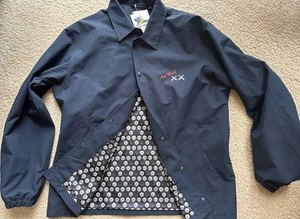 Uniqlo x KAWS x Andy Warhol Coach Jacket Coat Navy Blue Men’s L - Picture 1 of 6
