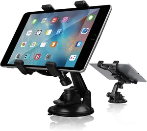 Linkstyle Car Tablet Holder, Suction Cup Ipad Holder Dashboard Windshield Car Mo - Afbeelding 1 van 12