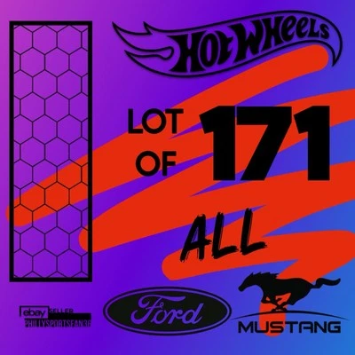 Lot Of 171 Hot Wheels All Ford Mustang Dark Horse GTD Shelby GT500 SVO ‘92 2+2 - Image 1 of 4