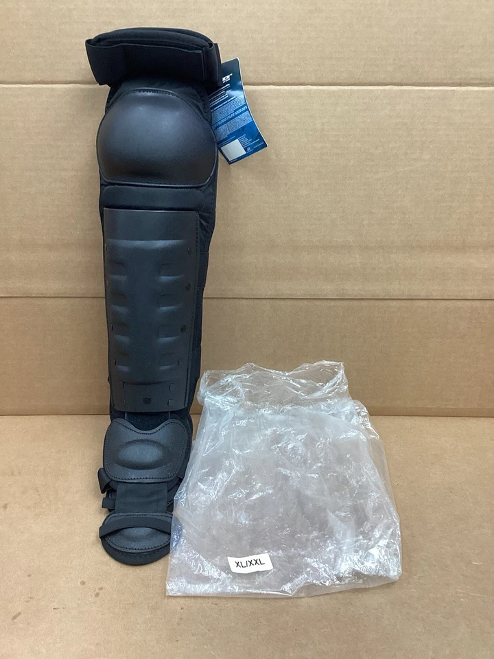 Monadnock EXTSFXL-XXL ExoTech Shin Guards Protector - Black - X-Large/2X-Large