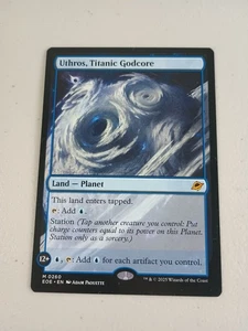 MTG Uthros, Titanic Godcore Regular - Edge Of Eternities Magic NM - Picture 1 of 2