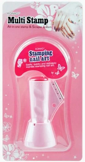 RM BEAUTYNAILS Konad Multi Stamp Stempel & Scraper Set Stamping Schaber