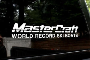 Mastercraft World Record Ski Boats Decals SET OF 2 Vinyl Decal Stickers - Bild 1 von 4