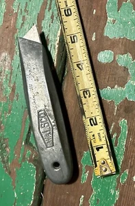 Vintage Walsco Utility Knife Fixed Blade USA (engraved John M Roger 5-1-76) - Picture 1 of 4