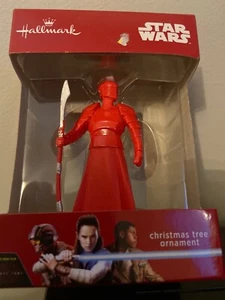 Hallmark Star Wars Christmas Ornament Red Praetorian Guard The Last Jedi New - Picture 1 of 4