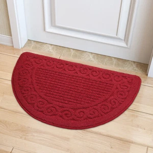 Rutschfeste Matte Halbrunde Fußmatte Eingangsmatten Für Den Innenbereich Büro - Bild 1 von 12