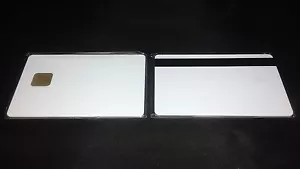 Confezione da 20 SLE 4428 Contact IC - Smart Card PVC a getto d'inchiostro grande chip con HiCo 2 tracce - Foto 1 di 1