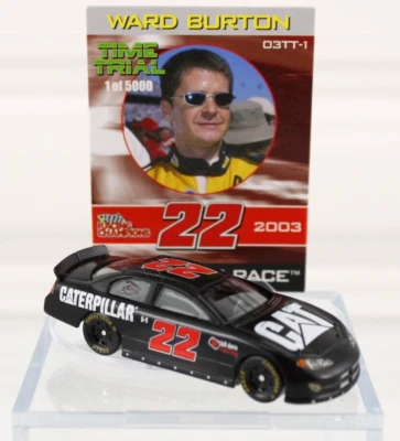 Coche fundido a presión Caterpillar 2003 Ward Burton #22 1 de 5000 Dodge Intrepid 1:64 Cat Foto 1 de 4
