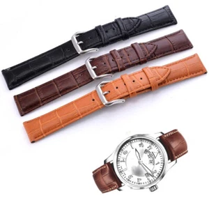 Men Women Genuine Leather Watch Strap Band Colour Collection Sizes 12mm - 24mm- - Picture 1 of 52