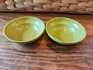2er-Set Vintage Tupperware Spielzeug #1401 Mini Schüssel Grün Ersatz für Spielset - Bild 1 von 7
