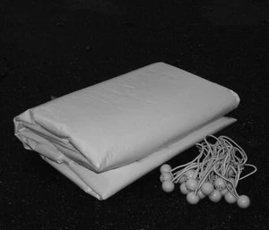 Cubierta superior de dosel de repuesto de 12' x 20' impermeable lona cochera refugio exterior - Imagen 1 de 6