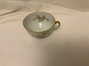 Theodore Haviland New York Made France Rosalinde  Cup Porcelain Floral Gold P1 - Picture 1 of 3