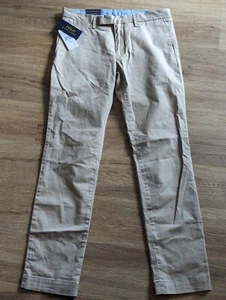 polo ralph lauren pantalon chino homme / 30 Reg / Neuf / Beige / Slim Fit - Photo 1/8