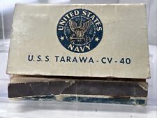 VINTAGE MATCHBOX UNITED STATES NAVY USS TARAWA CV-40 AIRCRAFT CARRIER WW2 