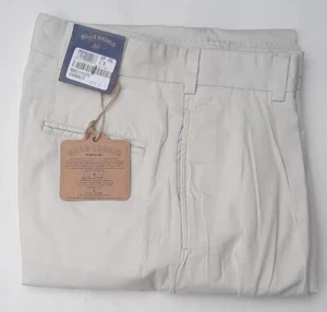 NWT-Bills Khakis M2P-SPBL Pleated STANDARD FIT POPLIN Twill SZ 30 Khaki $165 - Picture 1 of 6