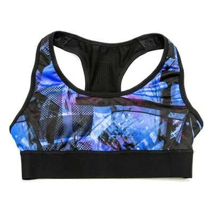 NEW Reebok Workout Ready Racerback Graphic Sports Bra Workout Bralette - Picture 1 of 3
