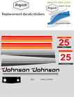Johnson 1980 25hp Replacement Outboard Decals/stickers - £ 33.51
