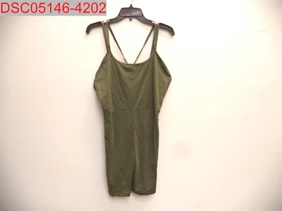 Pantalón corto de yoga Unitard alto verde caqui para mujer ASOS 4505, talla 12/Reino Unido 16 11964372 Foto 1 de 4