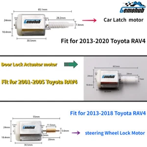 Autoverriegelung Türschloss Stellantrieb Lenkradschloss Motor für 2001-2018 Toyota RAV4 - Bild 1 von 15