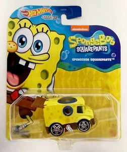 NEW Mattel GYB12 Hot Wheels Animation SPONGEBOB SQUAREPANTS 1:64 Character Car - Picture 1 of 2