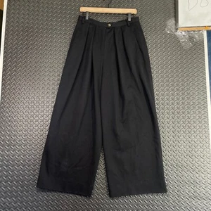 Sonia Rykiel Paris Black Wool Made In France High Rise Trouser Pants Women's 44 - Picture 1 of 9