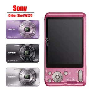 Sony Cyber-shot DSC-W570 16.1MP 5x Optical Zoom Digital Camera English Language - Picture 1 of 20