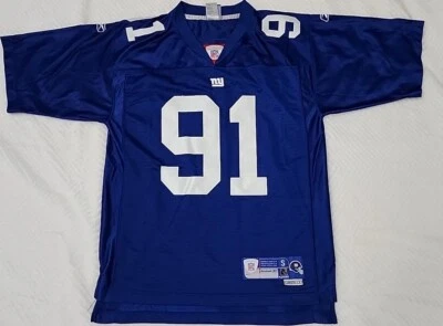 Мужская футболка New York Giants Justin Tuck размер S Reebok синяя - Изображение 1 из 4