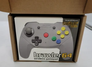 Brawler64 Wireless Controller Bluetooth For Switch and PC -BRAND NEW - Afbeelding 1 van 1